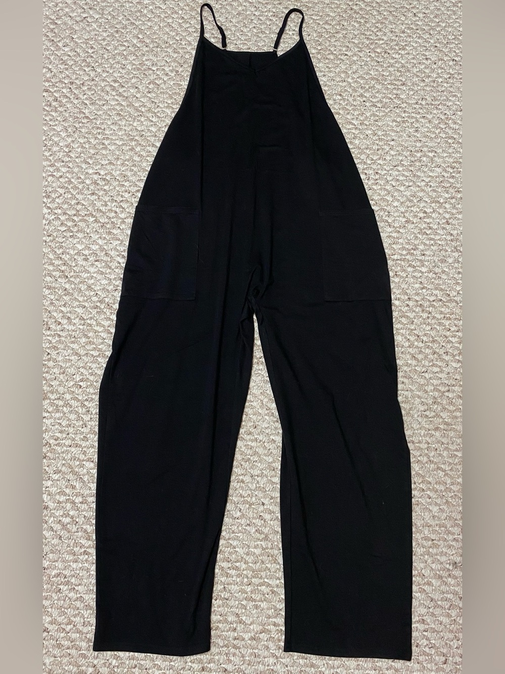 CUTE BLACK PANTS JUMPSUIT - XL